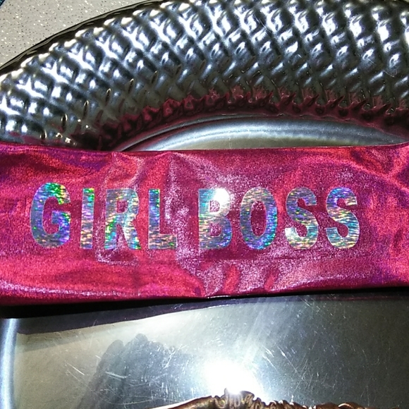 🔥NEW METALLIC FAUX LEATHER THEMES HEAD BANDS - Picture 5 of 8